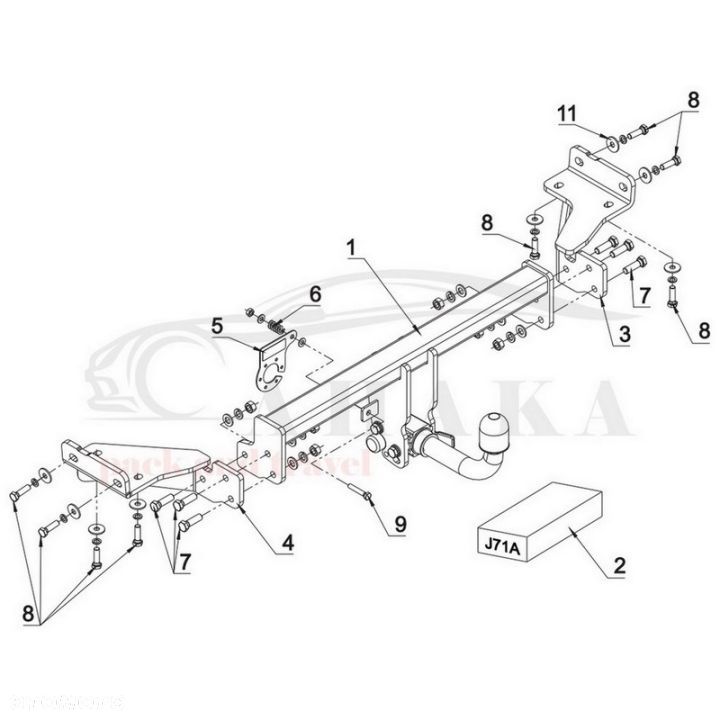 Hak Holowniczy Automat Do Hyundai Tucson 2015-2018 - 3