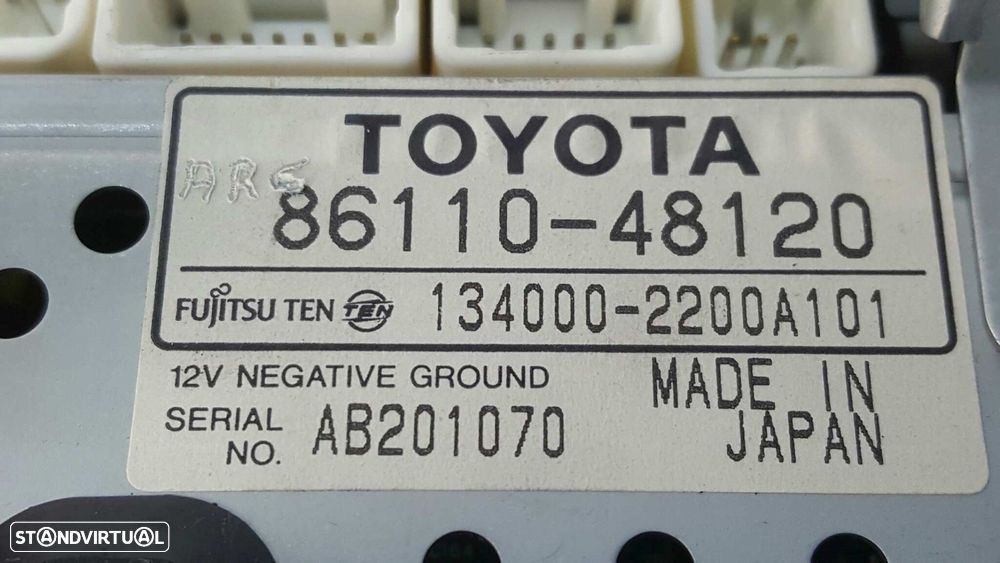 SISTEMA NAVEGAÇÃO GPS LEXUS RX300 (MCU15) PREMIUM - 2