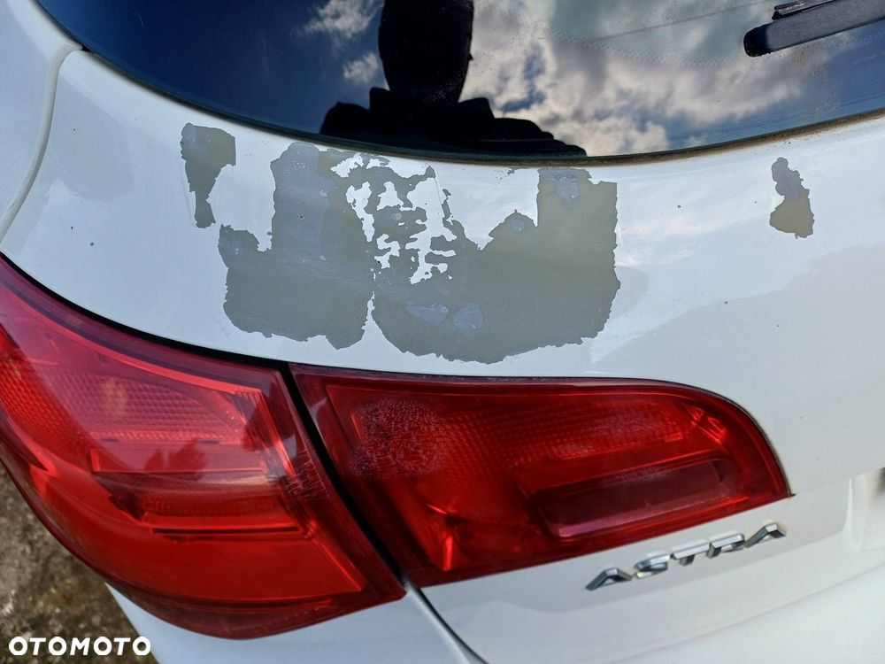 KOMPLETNY TYŁ ZDERZAK KLAPA BAGARZNIKA OPEL ASTRA J Y40R - 3