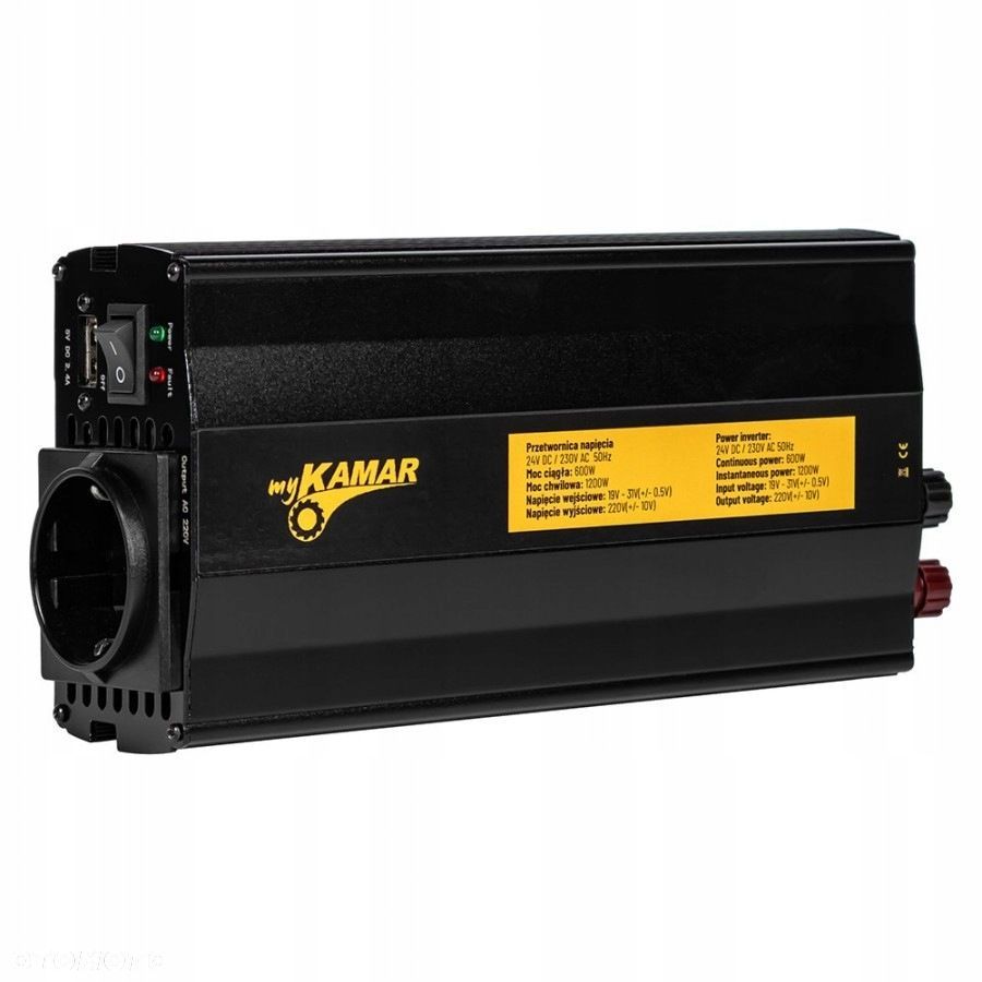 przetwornica napięcia 24/230 v (600/1200 w) - 1