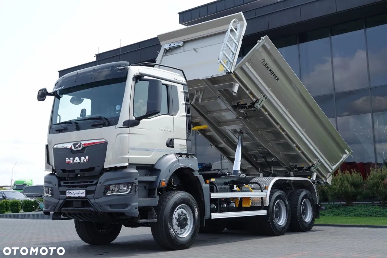 MAN TGS 33.480 / 6X6 / WYWROTKA 3 STRONNA / BORDMATIC / KH KIPPER / AUTOMAT / HARDOX  / BOGATA OPCJA / FABRYCZNIE NOWY / 2025 - 1