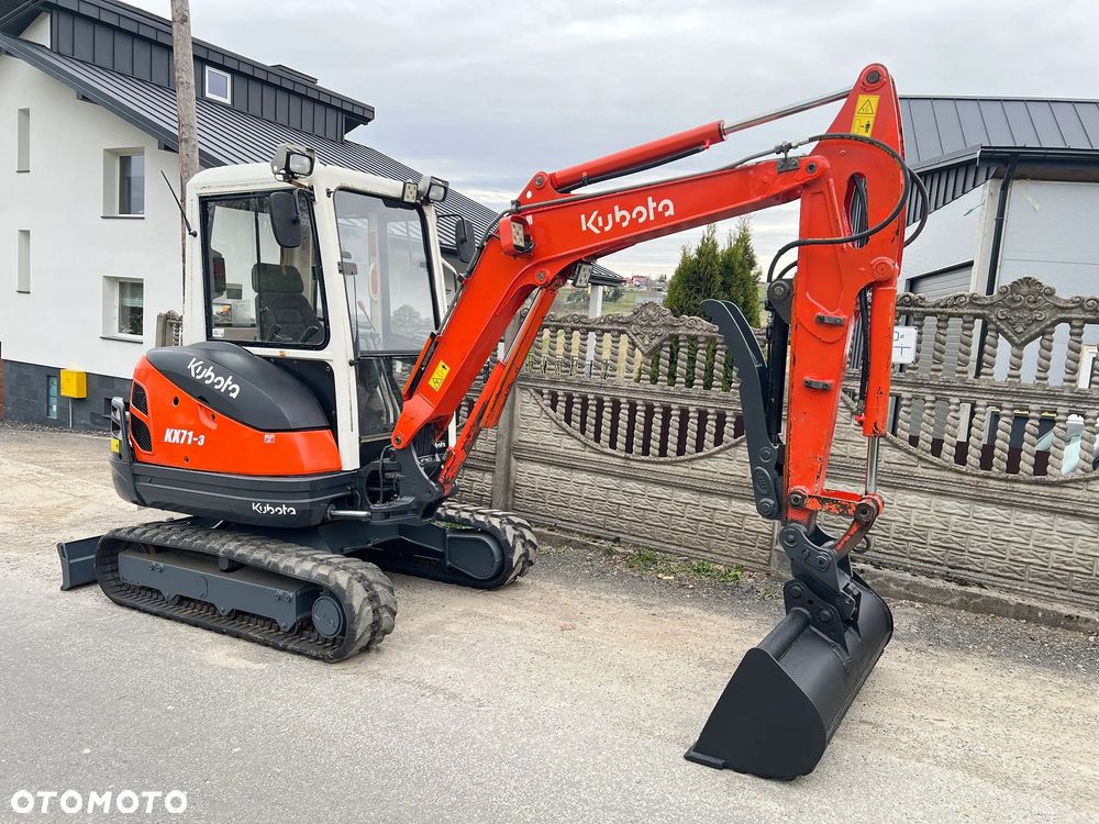 Kubota KX 71-3 | Minikoparka Kubota KX71 | 3 Tony | Silnik 4 Cylindry | Ząb Hydrauliczny | Stan Bardzo Dobry | CENA BRUTTO | UMOWA | Mini Koparka | - 2