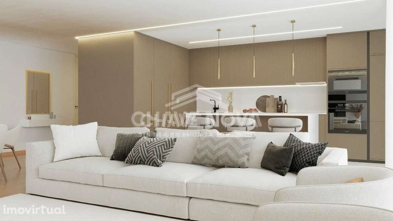 T1 Novo c/ Lugar de Garagem em Canidelo - Grande imagem: 3/7