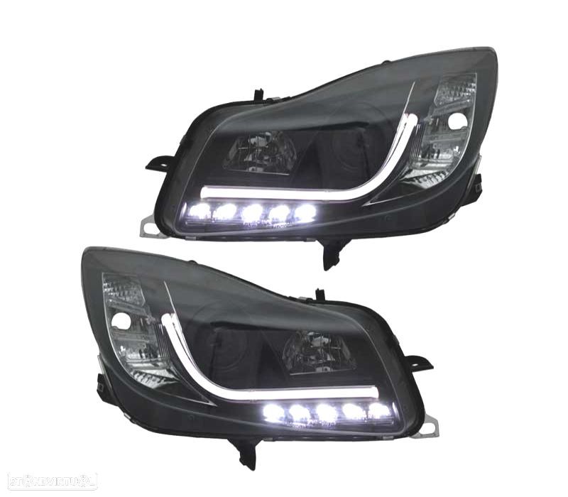 FARÓIS FRONTAIS OPEL INSIGNIA TUBE LIGHT LED LIM. SPORTSTOURER 08-13 - 1