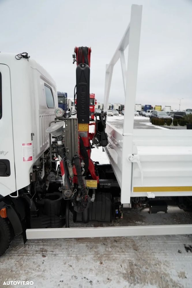 Renault MAXITY 140 DXI / BASCULATOR / + HDS FASSI F22A / CAPACITATE DE RIDICARE 995 KG / ATRACȚIE 5,5 M / IMPORTAT - 21