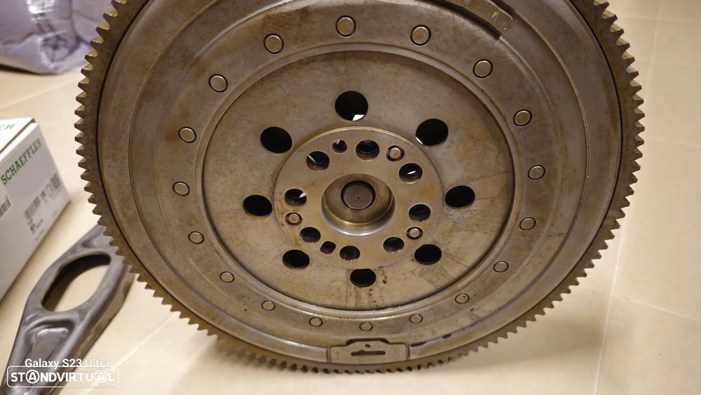 Kit de embraiagem completo LUK REPSET DMF Bmw 240mm semi novo - 9