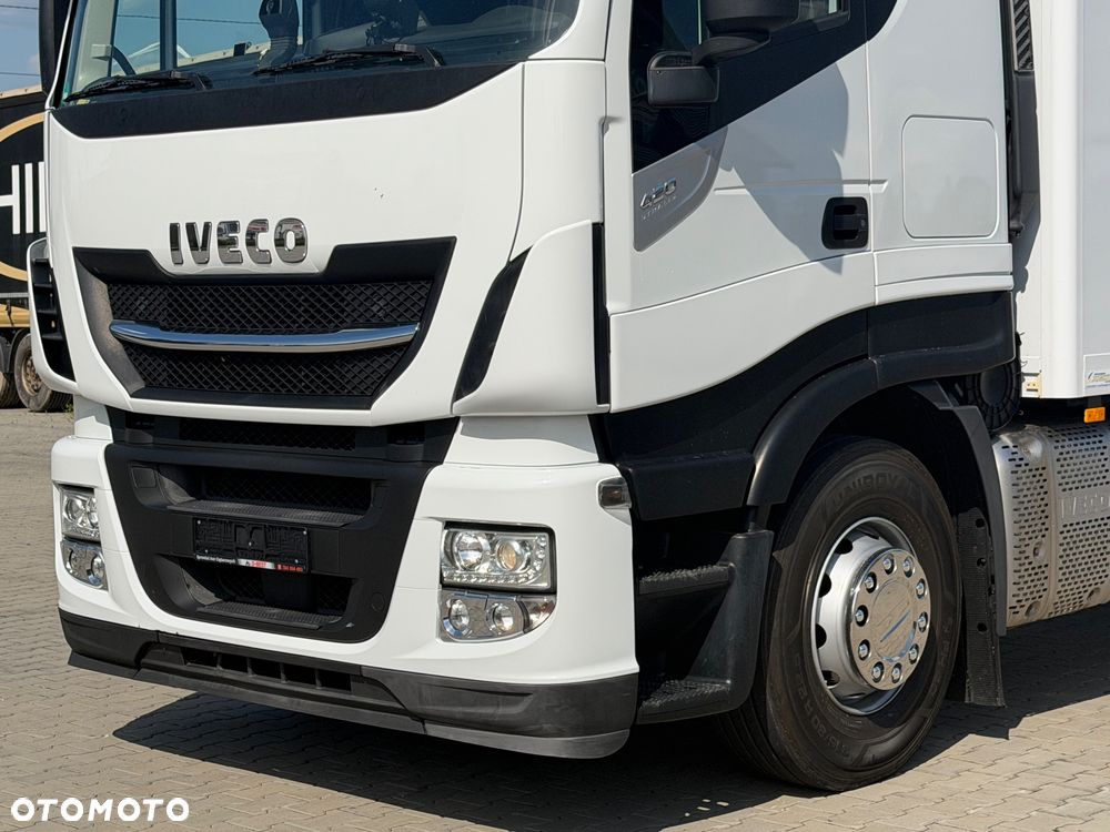 Iveco STRALIS 420 / HI-WAY / KONTENER / WINDA / 23 EUROPALETY / EURO 6 / AUTOMAT / 6x2 / OŚ SKRĘTNA / PODNOSZONA / 2019 ROK / SPROWADZONY - 14