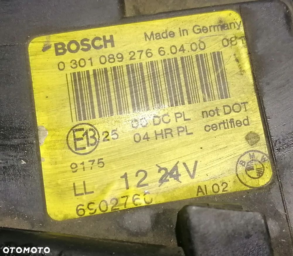 BMW 3 E46 00r LAMPA PRAWY PRZÓD XENON 6902760 EUROPA - 4