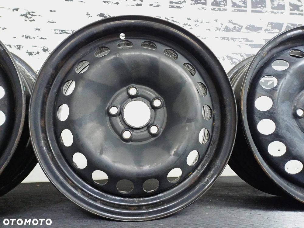 felgi stalowe 5x100 15 Audi A1 seat ibiza skoda fabia praktik Roomster S616 - 3