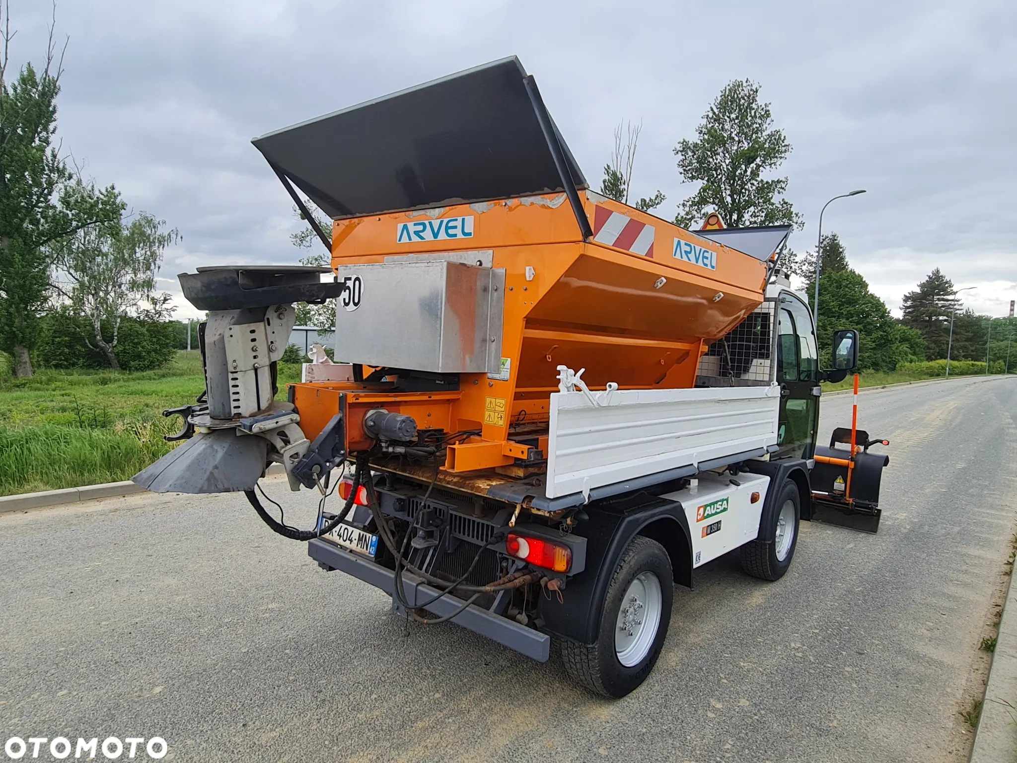 Multicar Tremo 2011 Ausa M350H Wywrotka 4x4 Solarka Arvel Pług Ladog Kompletny Zestaw - 9
