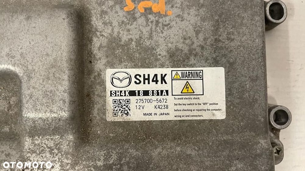 MAZDA 6 GJ 2.2 D ZESTAW DO ODPALENIA KOMPUTER SH4K18881A - 2