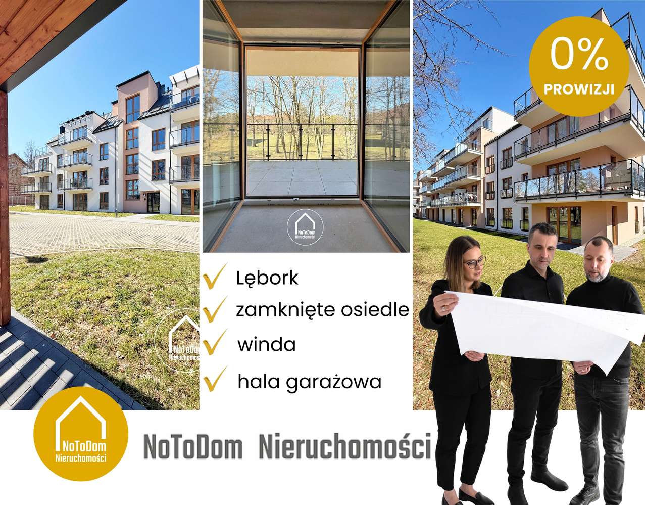 LĘBORK | BALKON | HALA GARAŻOWA | OSIEDLE ZAMKNIĘTE | WINDA