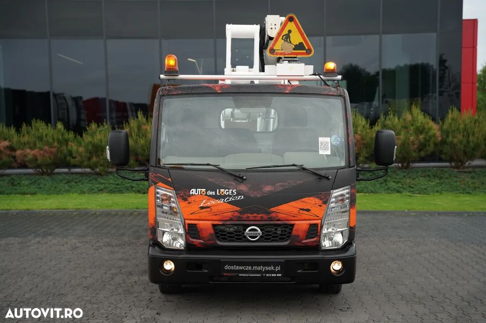 Nissan CABSTAR / ZWYŻKA 16,3 METRÓW / FRANCE ELEVATEUR /  BLIŹNIAK / UDŹWIG - 200 kg / 4 PODPORY / - 8