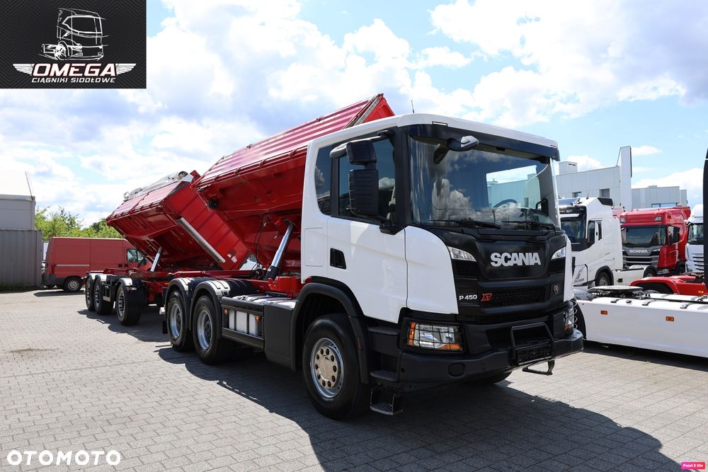 Scania P 450 XT / 6X4 /  WYWROTKA + PRZYCZEPA / ZESTAW / - 25