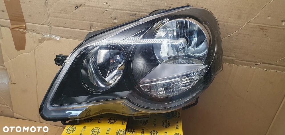 Lampa lewy przód przednia lewa VW Polo IV 9N Nowa TYC 1EE247019221 - 2