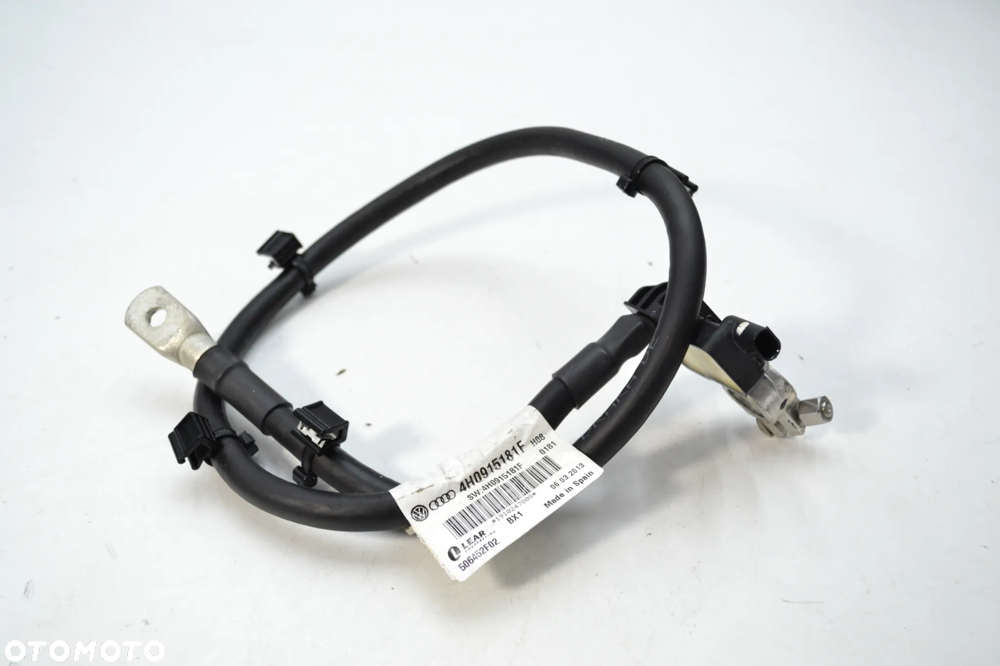 AUDI A8 D4 PRZEWÓD AKUMULATORA MINUS MASA KLEMA 4H0915181F - 2