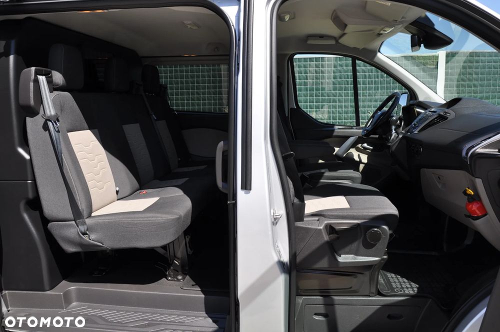 Ford TRANSIT CUSTOM 170 KM M6 Limited DCiV 290 L2 5 osobowy Brygadowy Krajowy I Właściciel Serwisowany Drzwi przesuwne z dwóch stron - 12