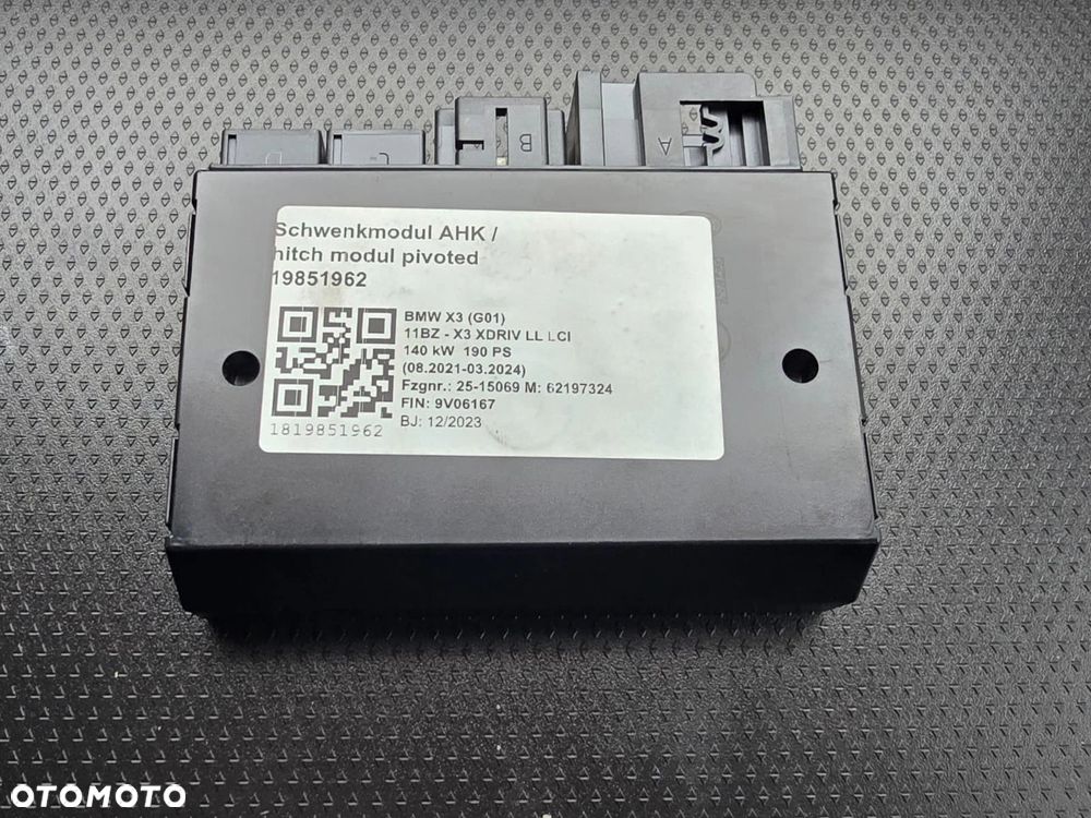 NOWY ORYGINALNY Hak Holowniczy elektryczny BMW X3 G01 X4 G02 6883977 - 8