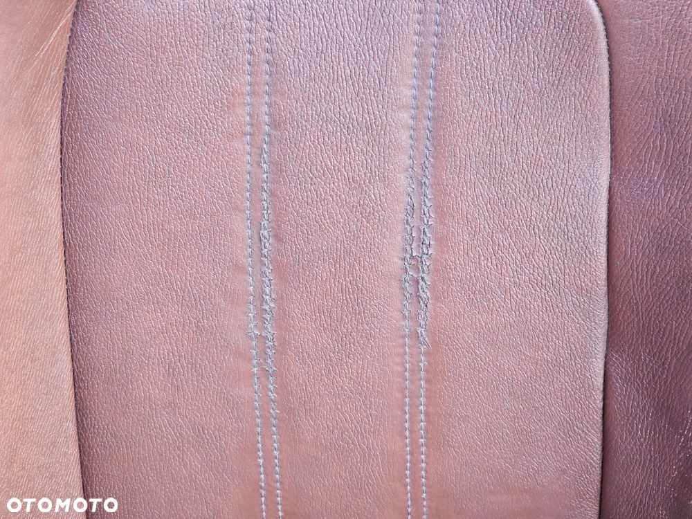 FOTELE PRZEDNIE FOTELE TYLNE  BOCZKI DRZWI SKÓRZANE RUDE BRĄZOWE OPEL ANTARA EUROPA PODGRZEWANE - 10