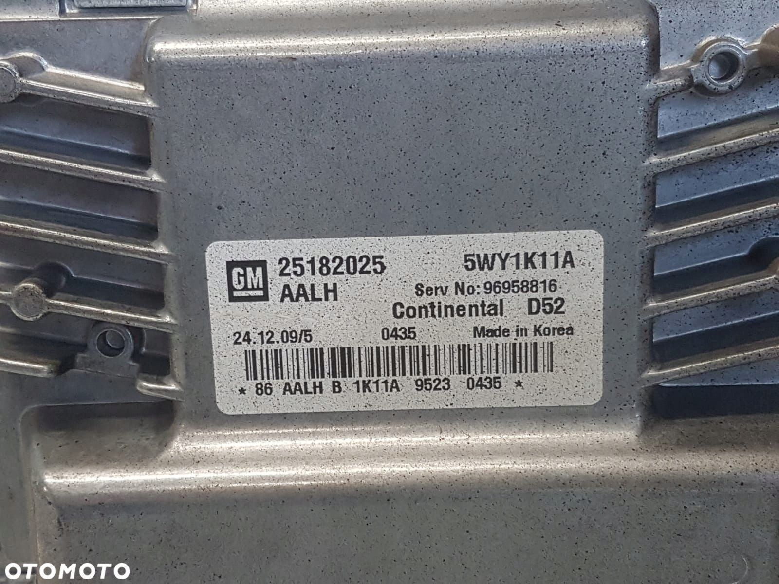 CHEVROLET SPARK KOMPUTER 25182025 5WY1K11A AALH - 3