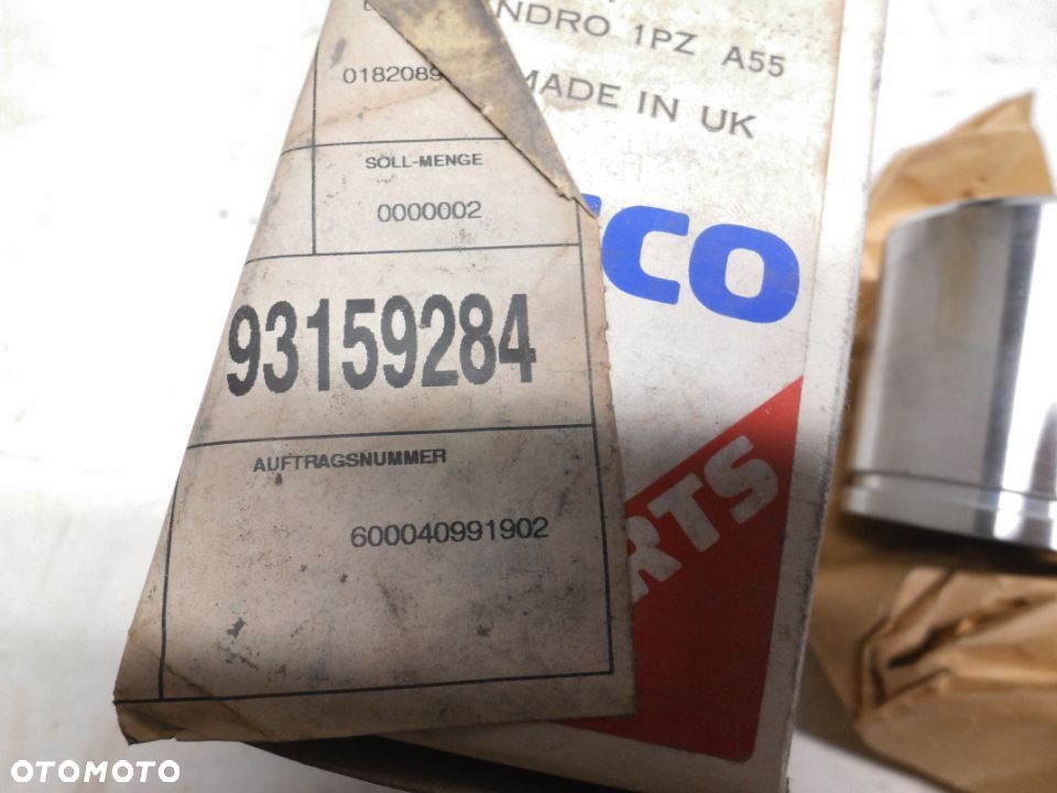 Iveco cylinder zacisku tłoczek 93159284 POSIADAM CZTERY SZTUKI O TAKIM OZNACZENIU - 4