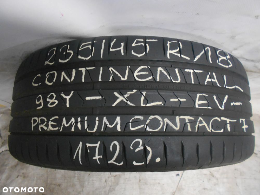 OPONA POJEDYNKA 235/45R18 CONTINENTAL PREMIUM CONTACT 7 XL EV DOT 1723 6.6MM - 1