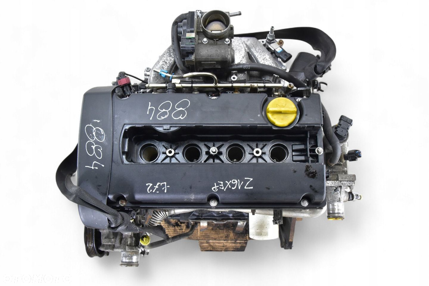 Silnik ASTRA H MERIVA A VECTRA C 1.6 16V 105KM Z16XEP  POMIAR KOMPRESJI - 2