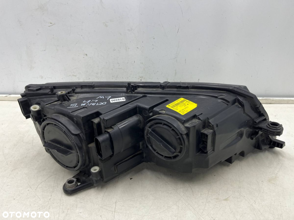 Lampa reflektor Skoda Octavia III LIFT 16-20r. lewa przednia na żarówkę H7 DRL LED 5e1941015c - 14