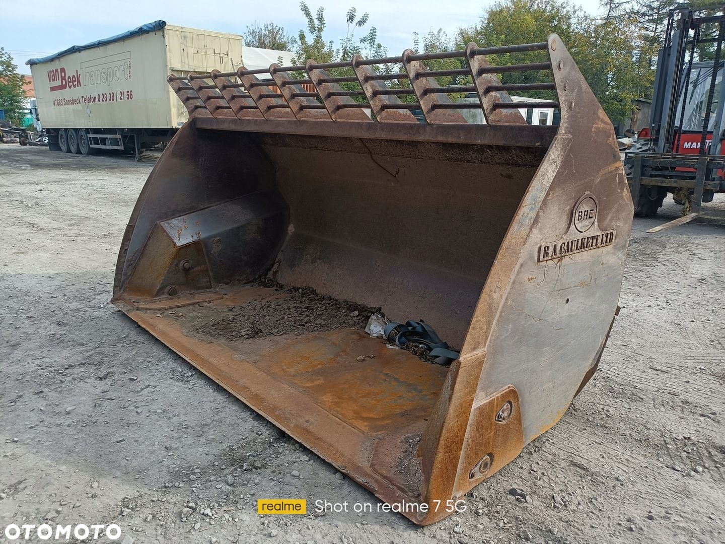 ŁYŻKA WYSOKIEGO GÓRNEGO WYSYPU DOOSAN DL 300 320 CM SZEROKA 5.8 m3 5800L - 3