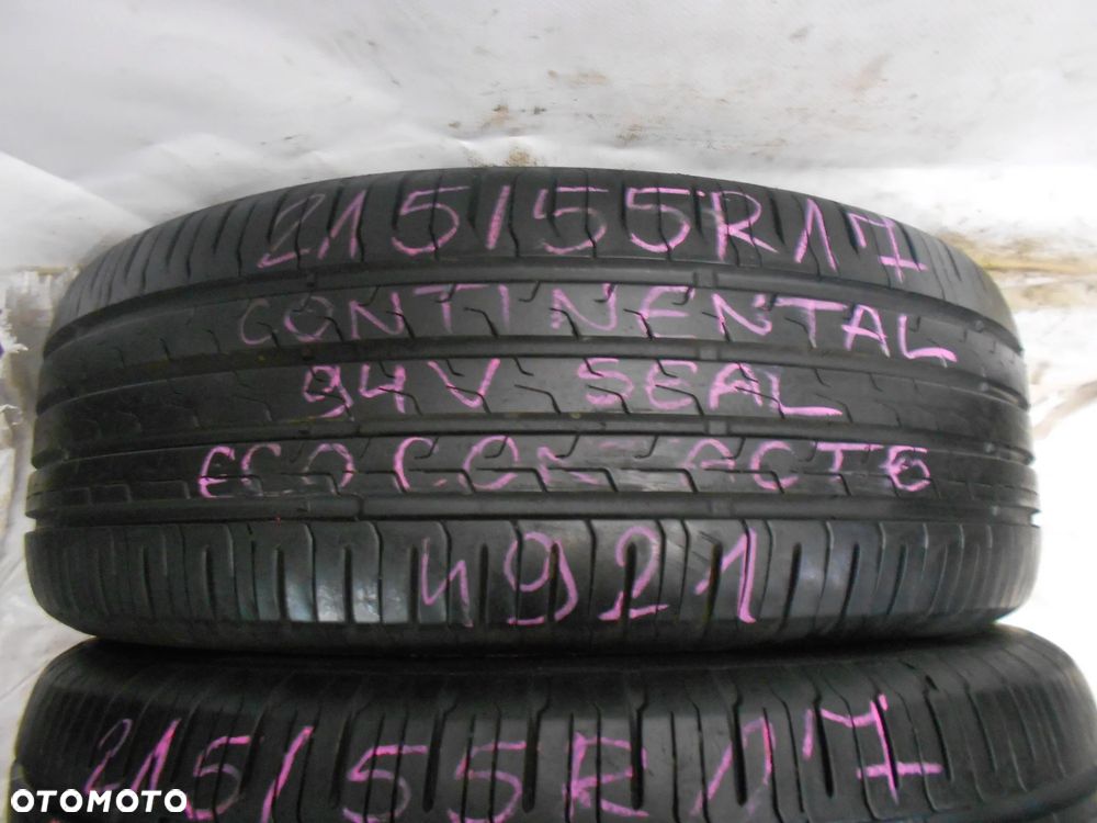 OPONY 215/55R17 CONTINENTAL ECO CONTACT 6 SEAL  DOT 4921 6.8MM - 2