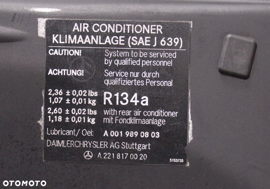 WZMOCNIENIE PAS PRZEDNI GÓRNY MERCEDES W221 06-09r - 8