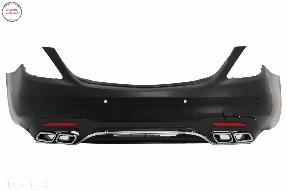Pachet Exterior Mercedes S-Class W222 Facelift (2013-06.2017) S63 Design Cu Grila - livrare gratuita - 10
