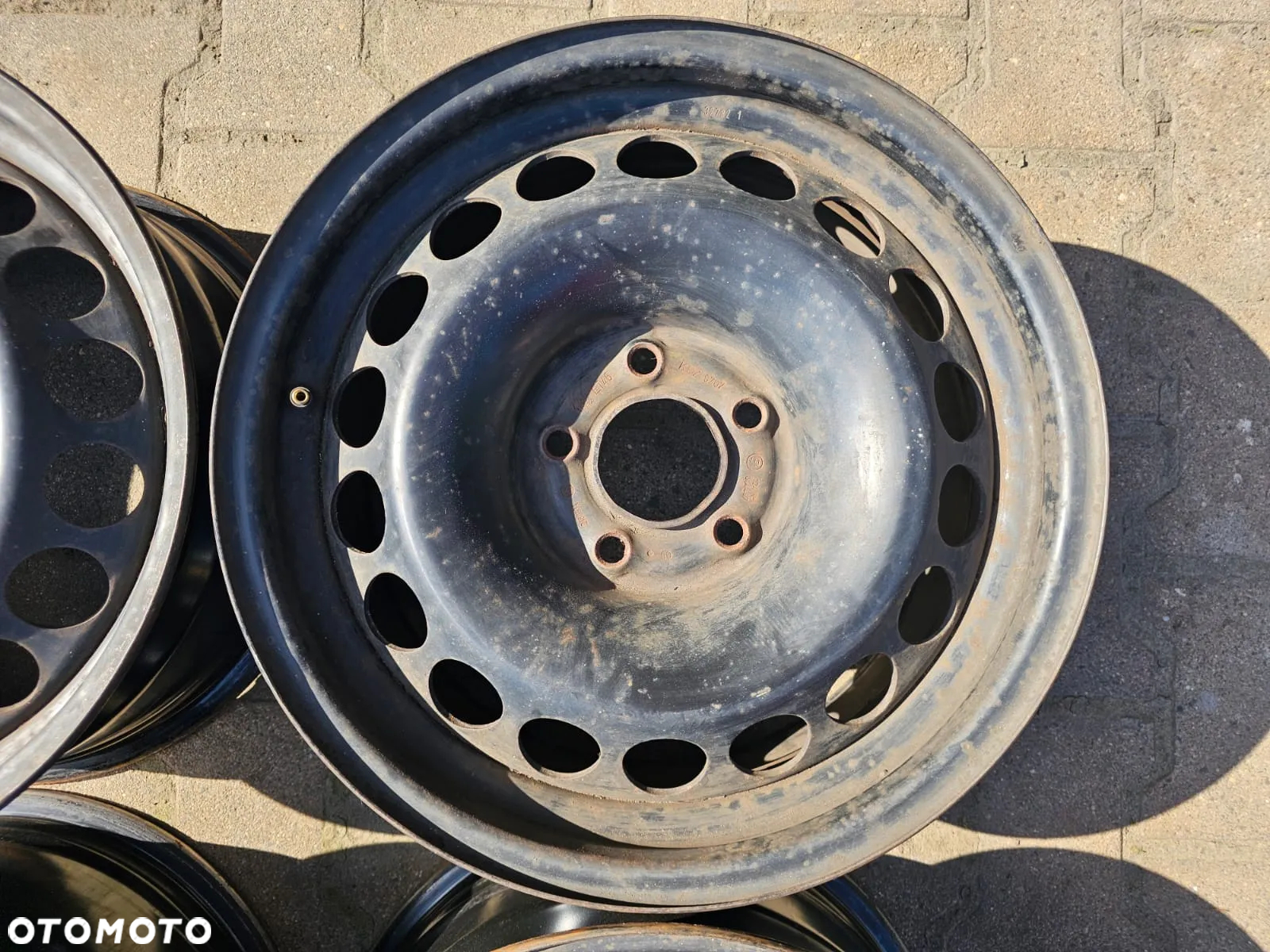(S15) Felgi stalowe 16'' Audi A4 B8 B9 A6 C7 Mercedes A B C E Klasa / 7,5x16 ET45 5x112 - 4