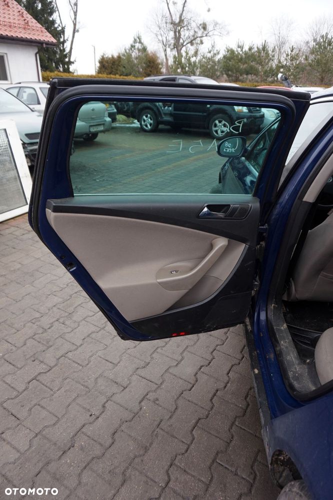 DRZWI TYLNE LEWE PASSAT B6 KOMBI LA5E  GRANATOWY VOLKSWAGEN 2005-2010 - 8
