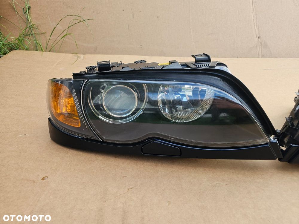 Reflektor lampa przód przednia prawa lewa BMW E46 LCI LIFT Xenon Eu - 2