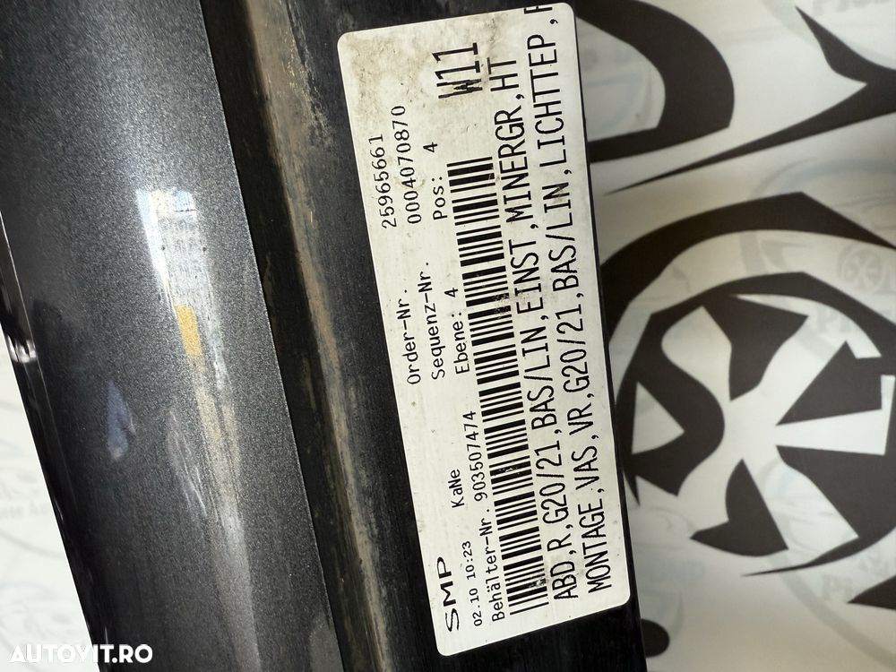 Prag stanga dreapta bmw seria 3 G20 G21 - 4
