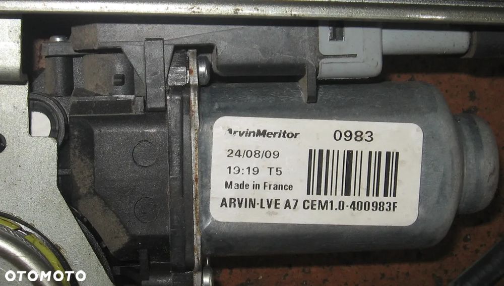 podnośnik szyby prawej przód JUMPY II SCUDO EXPERT CITROEN - 3