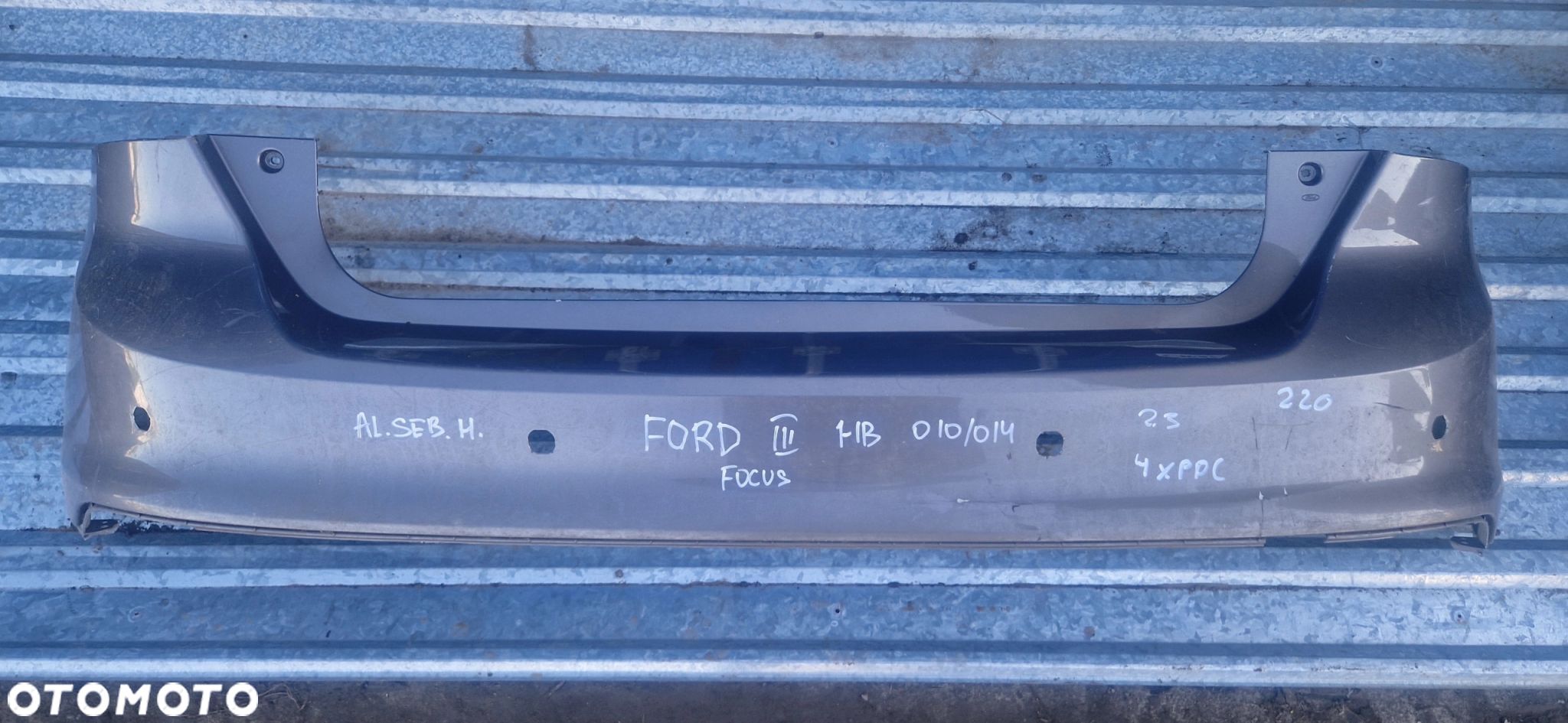 Zderzak Tył Ford Focus Hatchback III 2010-2014r. - 1