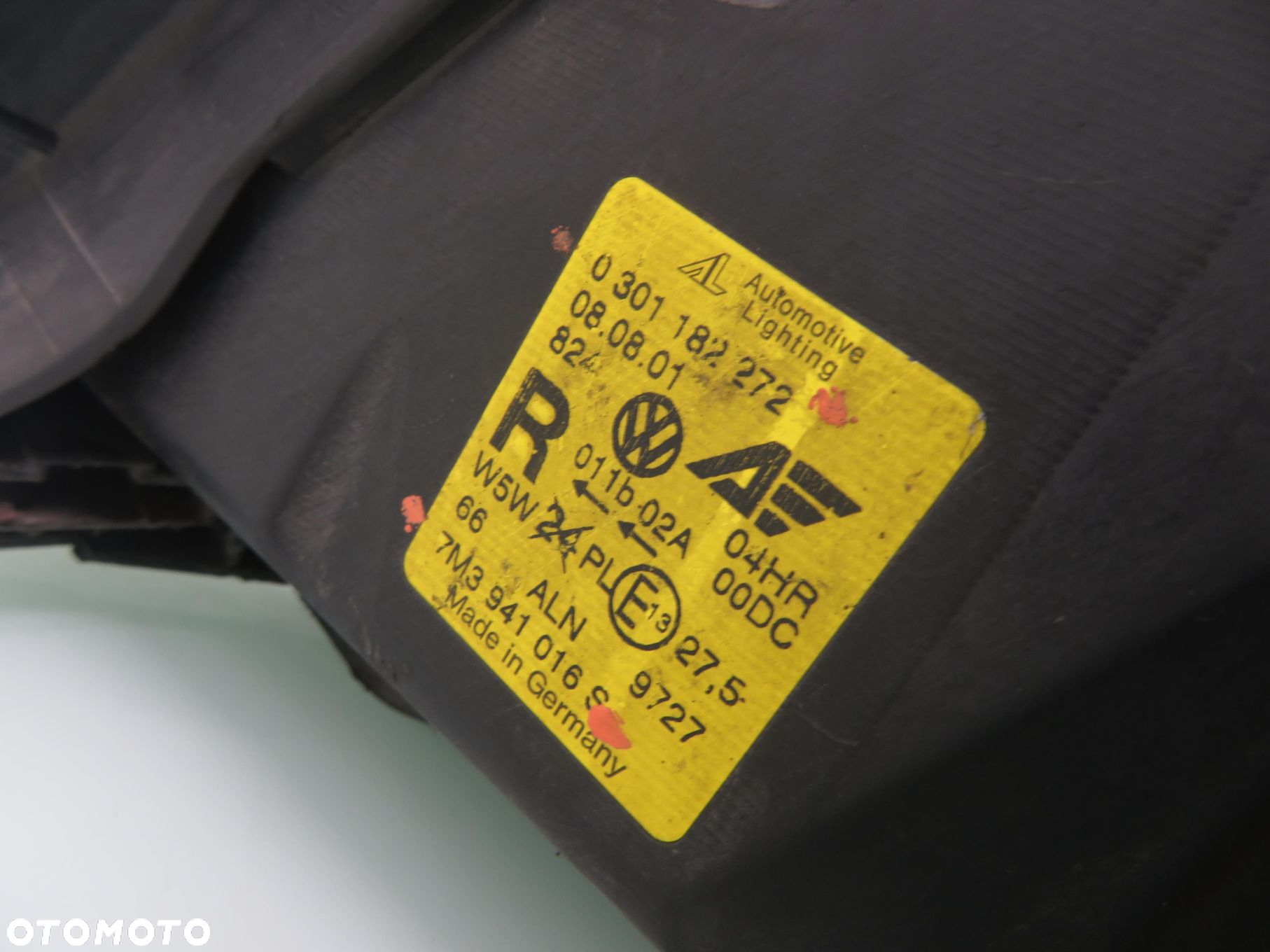LAMPA PRAWA PRZEDNIA SEAT ALHAMBRA I 0301182272 7M3941016S 1307329068 - 5