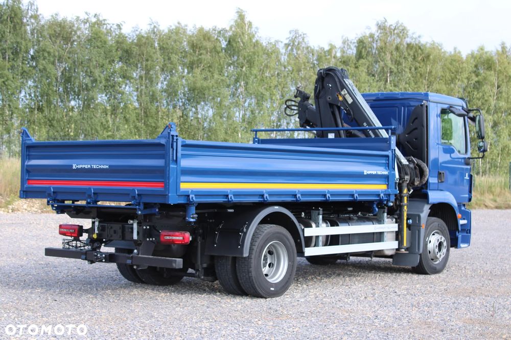 MAN TGM 15.290 Nowy 3-stronny WYWROT Żuraw HDS Hiab 099 BS-2 HiDuo Sterowanie radiowe 5,6 funkcja Kiper Wywrotka - 24