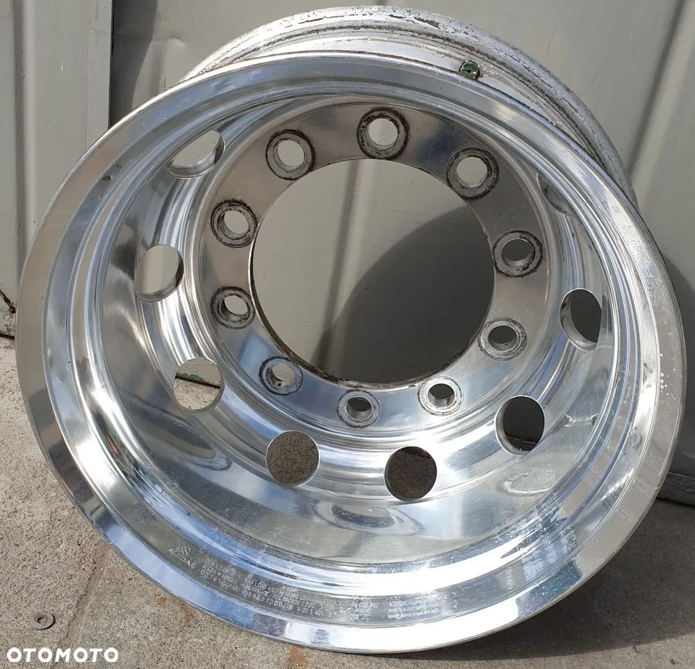 DAF ALUFELGI DURA BRIGHT wąskie 22,5x 9,00 - 15 DC 2 - 1