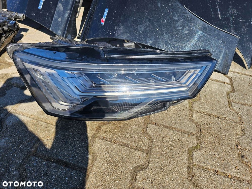 zderzak maska lampy pas przedni audi a6 4k s-line 3.0 tdi - 9