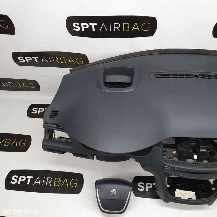 PEUGEOT 508 HUD DESKA ROZDZIELCZA KONSOLA KOKPIT PULPIT PODUSZKI AIRBAG AIR BAG PASY KIT SET - 2