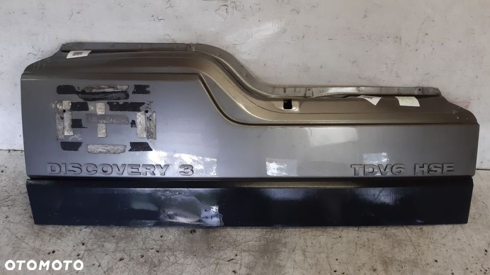 / KLAPA TYŁ TYLNA BAGAŻNIKA BURTA LAND ROVER DISCOVERY III 3 SZARY - 1