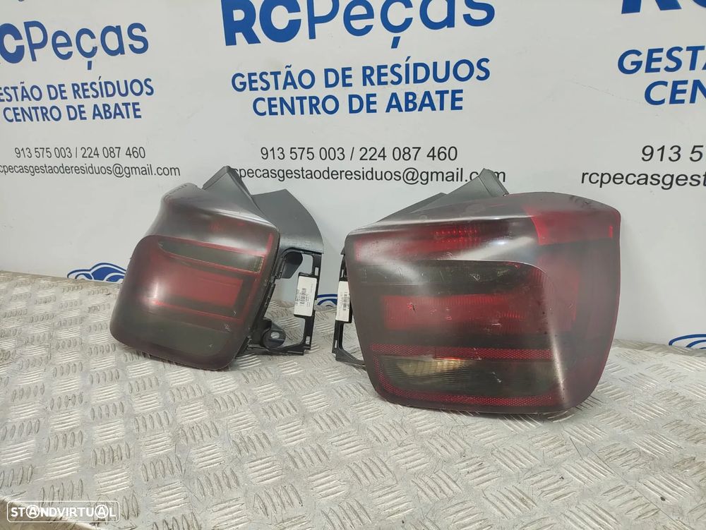 Farolins Tras Traseiros Esquerdo Direito Original BMW Serie 1 F20 5 portas F21 2 portas 7241543 7241544 2011 - 2014 - 3