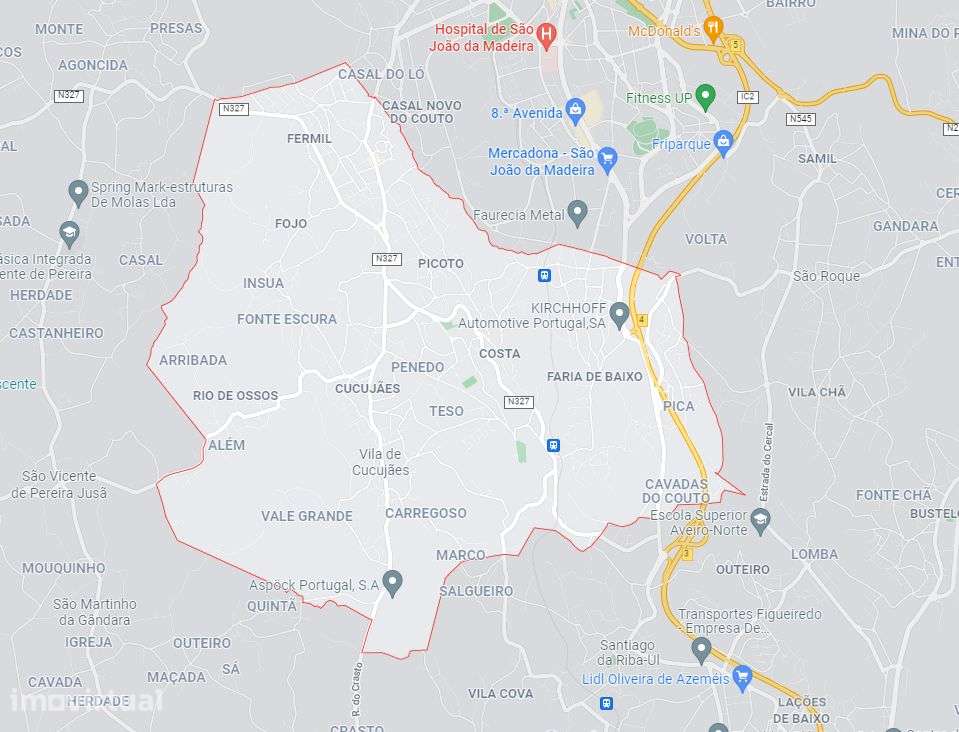 Terreno Urbano | 450 m² | Vila de Cucujães - Grande imagem: 4/5