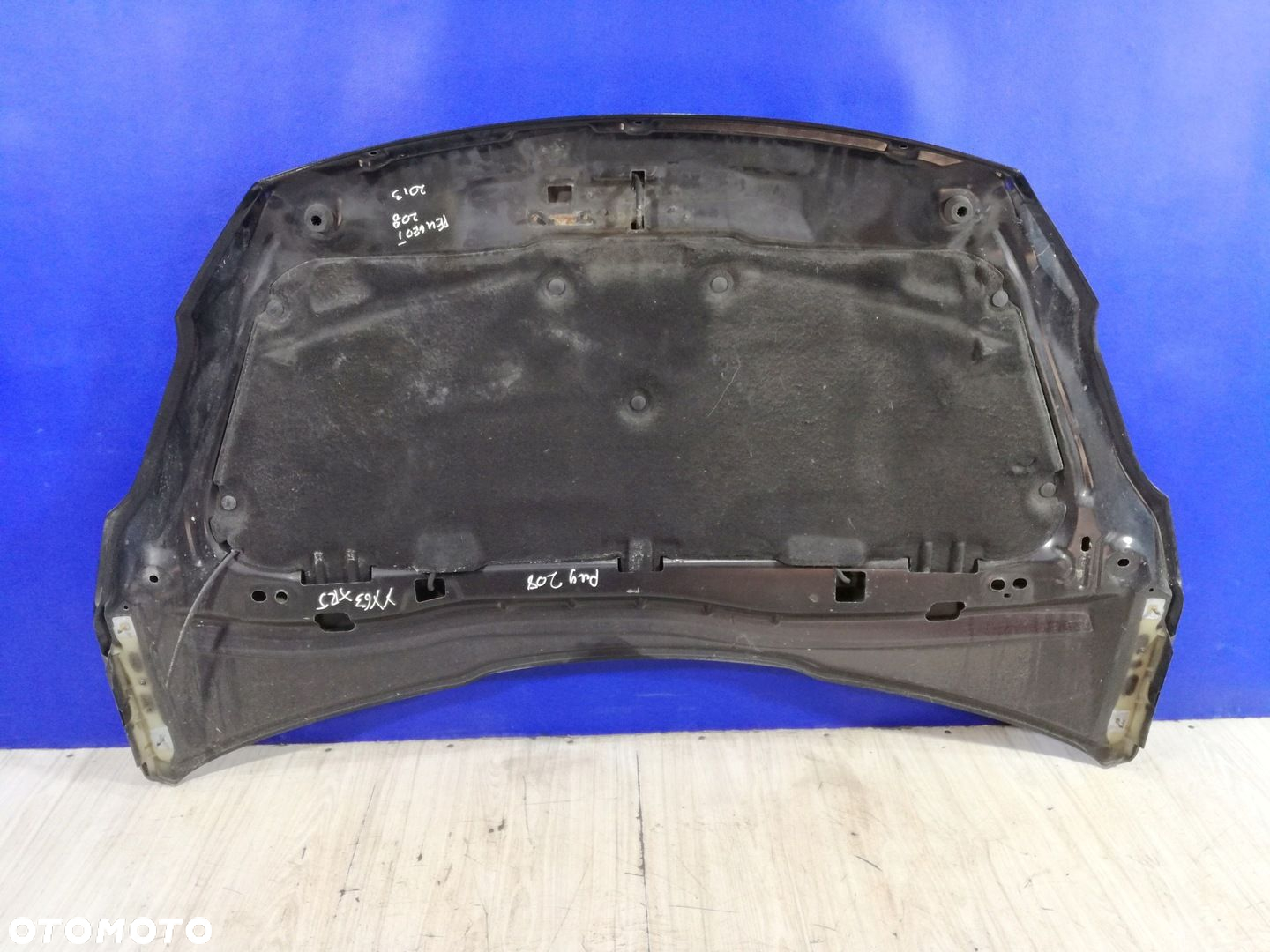 Peugeot 208 12/19 maska pokrywa klapa przód wygłuszenie - 6