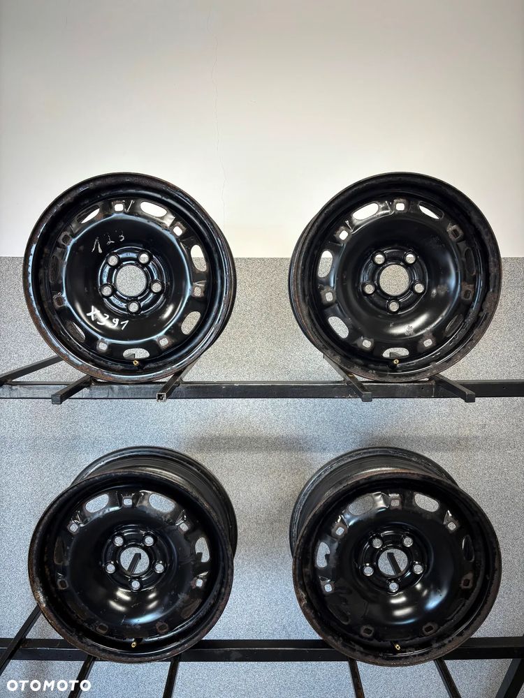 4 FELGI STAL. VW POLO, FOX, SEAT IBIZA, SKODA FABIA 14'' 5J ET35 - 1