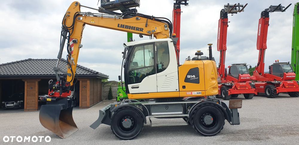 Liebherr 914 COMPACT/ rototilt /szczypce/ GPS 3D Leica/ sprowadzony - 10