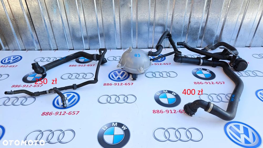 VW Tiguan II 5NA LIFT Audi Q3 83A 2.0 TDI Przewód wody Rura Wąż płynu chłodniczego 5QF122101BJ 5Q0121619D 5G0965567 - 1